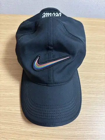 NIKE 캡 블랙 스우시 멀티 컬러 be true 모자