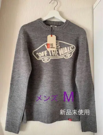 VANS 니트 남성용 M 미사용 새상품