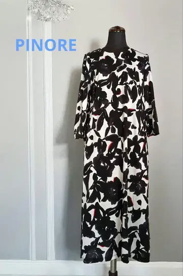 PINORE 킹사 워셔블 저리 스트레치 원피스 루즈한 사이즈
