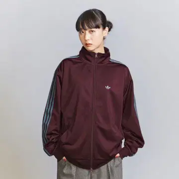 adidas 트랙 자켓 베켄바우어 마룬 M 남녀 공용