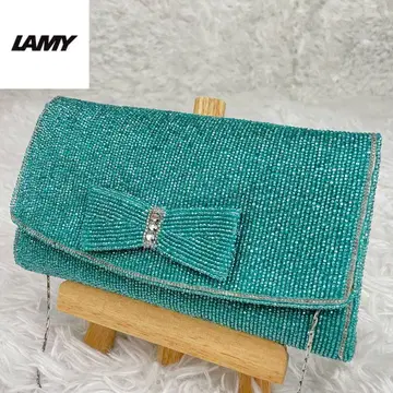 LUMY 루미 황실 납품 컨디션 최상 하시모토 파티 백 비즈 백 고급