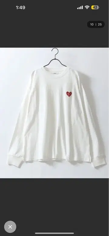SITRY Heart Embroidery T-Shirt