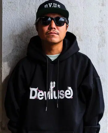 Deviluse 블랙 후드티 XL Shadows hiro
