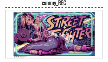 Rockin Jelly Bean cammy 포스터 실크스크린 새상품
