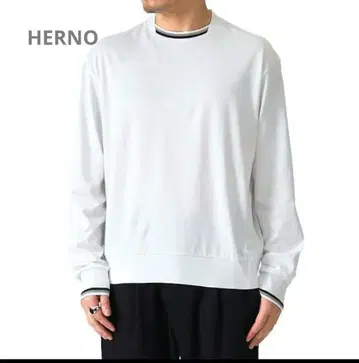 택 포함 새상품 HERNO 긴팔 티셔츠 롱티 긴팔 티셔츠 52