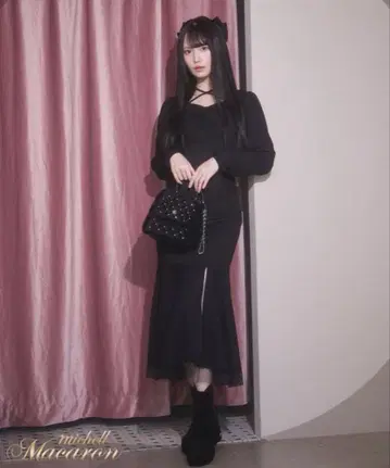 미셸 마카롱 아름다운 실루엣 튤 원피스