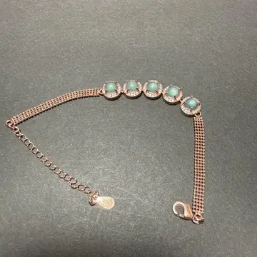 천연 에메랄드 팔찌 감정서 포함 정품 보증 여성용