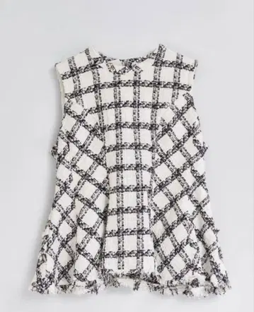 MAiSON Herlipto Check Tweed Peplum Top