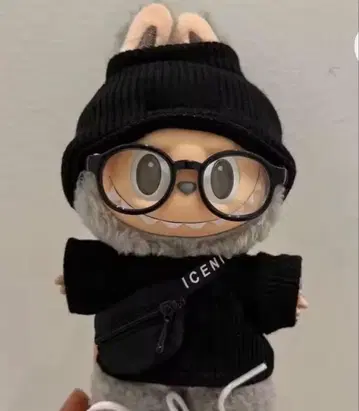 labubu 라부부 4세트 17cm 럭셔리 봉제인형 의류 모노톤
