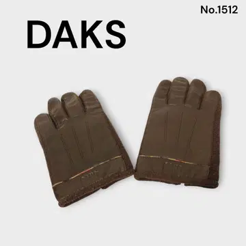DAKS 브라운 장갑 영국 브랜드 보온성