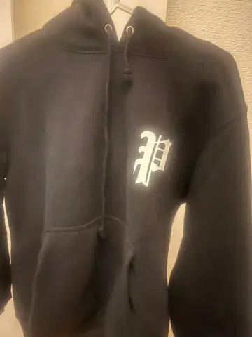 PATRN 블랙 후드티 S