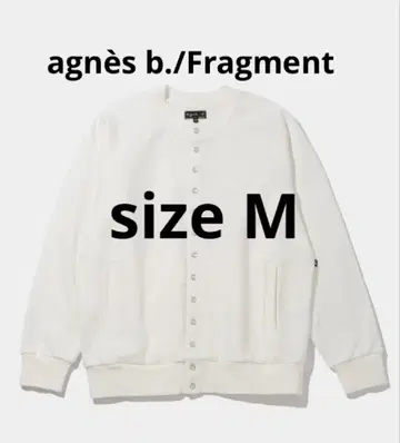 V.A. agnes b. BLOUSON SENGA 사이즈 M 화이트