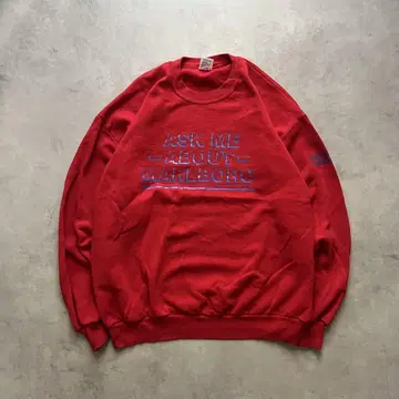 [레어 디자인] 90s USA 제조 MARLBORO 맨투맨 기업 맨투맨
