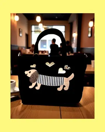 미사용 새상품! Think Bee! 모모치요 미니 토트백 블랙