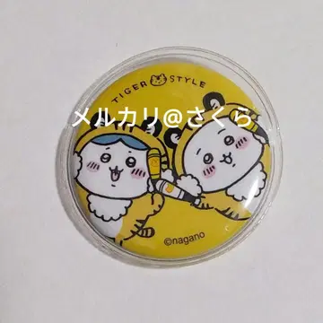 우메다 한정판 치이카와 (먼작귀) 하치와레 캔뱃지 타이거즈 한신
