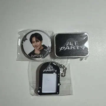 JET PARTY AERON 배지 키링 세트