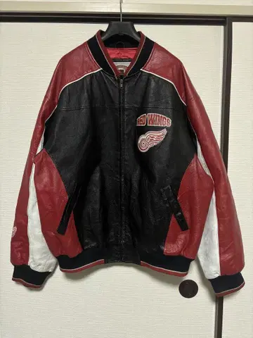 가죽 자켓 레이싱 자켓 REDWINGS