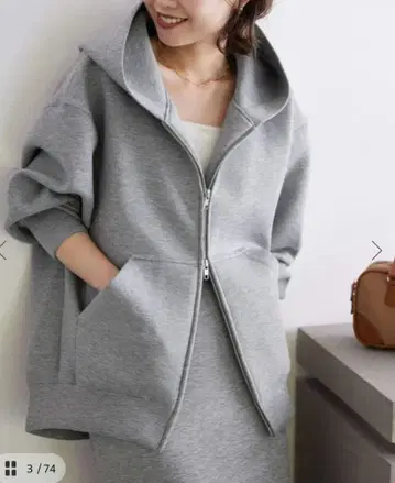 SLOBE IENA 볼륨 집업 후디
