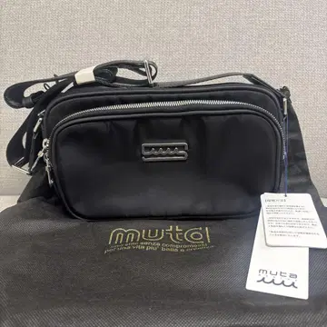 muta marine 슬림 숄더백 블랙 여성용 남성용