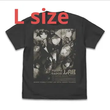 슈타인즈 게이트 비주얼 티셔츠 L 사이즈