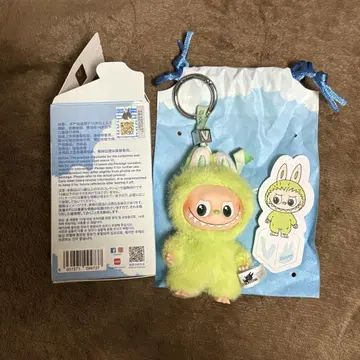 LABUBU PIN FOR LOVE 봉제 인형 펜던트 V
