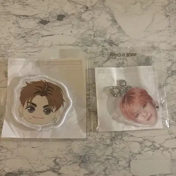 treasure 얼굴 아크릴 키링 와펜 보물 요시