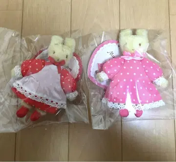 택 포함 새상품 마론 크림 마스코트 참 세트