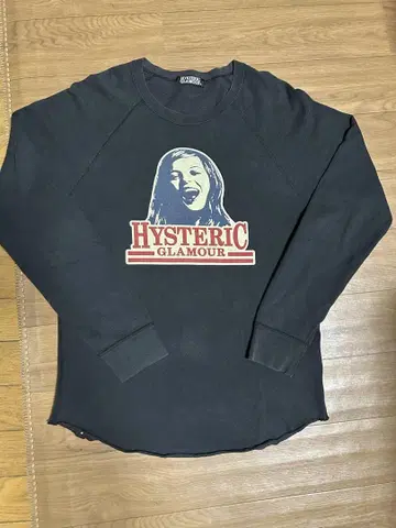 새상품급 HYSTERIC GLAMOUR 긴팔 티셔츠 M 블랙