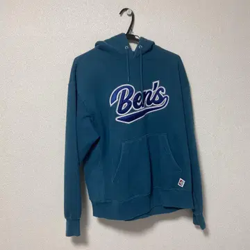 Ben's 후드 부착 후드티 다크 블루
