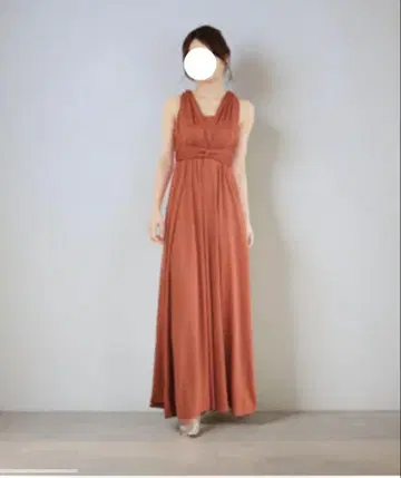 신부 들러리 테라코타 M 결혼식 웨딩