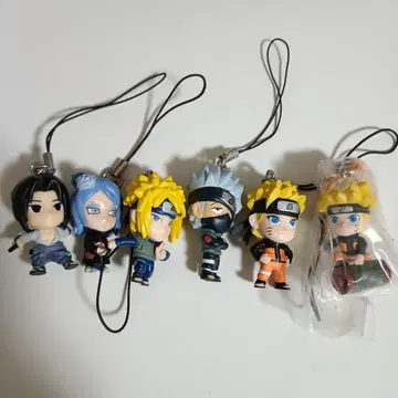 NARUTO 돌풍전 스트랩 세트 피규어 스트랩 키링