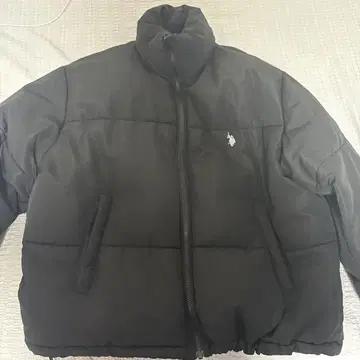 U.S. POLO ASSN. 블랙 패디드 자켓 M 사이즈