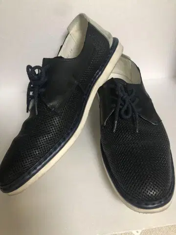 타임세일 랑방 엔 블루 메쉬 드레스 슈즈 블랙