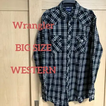 [ BIG 사이즈 ] Wrangler 랭글러 웨스턴 셔츠 뱀 XL