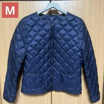 UNIQLO 네이비 퀼팅 다운 자켓 M