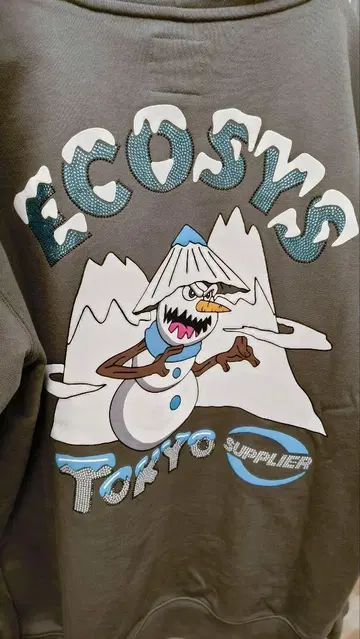 SUPPLIER x ECOSYS Snow Man Hoodie