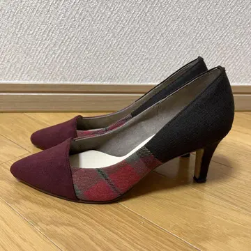 LE TALON 멀티 컬러 하이힐 펌프스 23cm 아몬드 토