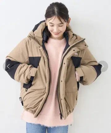 FIRST DOWN x FREAK'S STORE 별주 패널 다운 자켓