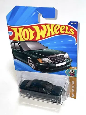 핫휠 70년대 vs 90년대 벤츠 500E