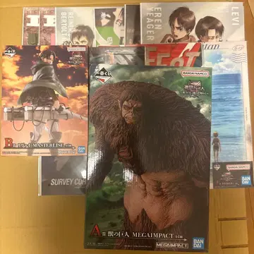 제일복권 진격의 거인 A상 짐승의 거인 B상 리바이