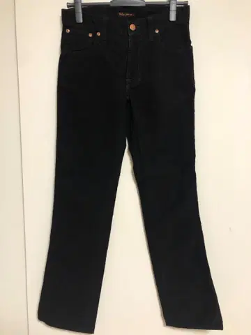 새상품 NudieJeans SLIM JIM W28 블랙 코듀로이