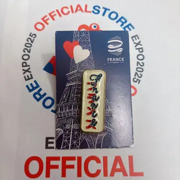 오사카 만박 프랑스 핀 배지