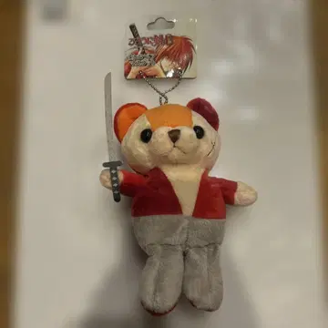 바람의 검심 베어 봉제 인형 키링