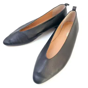 Odette e Odile 플랫 펌프스 23cm 가죽 블랙