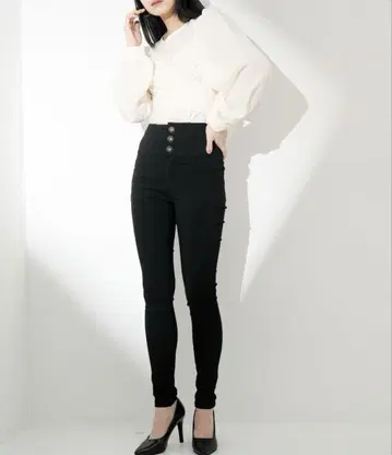 유메텐보 초절정 스트레치 하이웨스트 스키니