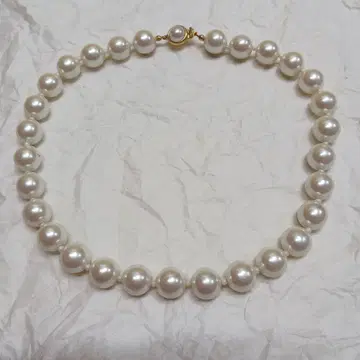 진주 목걸이 약 45cm 골드 클로징