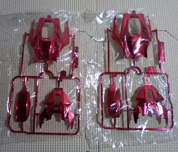 미니 사륜구동 DCR-01(데크로스-01) 바디 부품 레드 도금 타미야