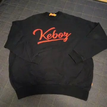 Keboz 네이비 로고 스웨트 셔츠