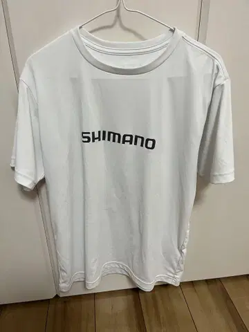 SHIMANO 낚시 T셔츠 화이트