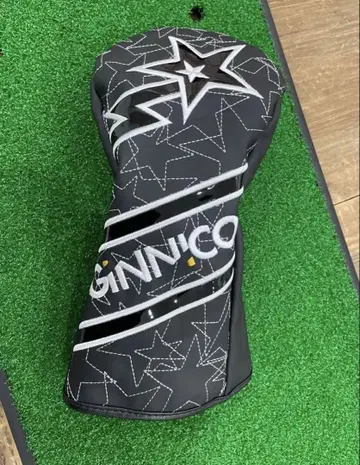 Ginnico 드라이버용 골프헤드커버 블랙 별 패턴